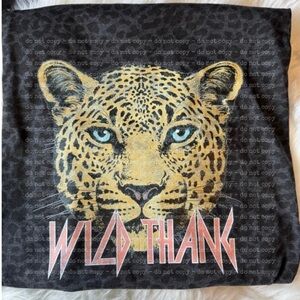 Wild Thang Black Leopard Graphic Tee